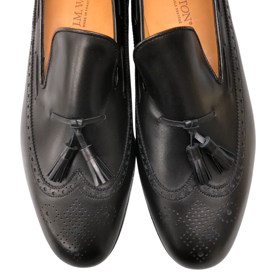 ジェイエムウエストン レザーシューズ タッセルローファー 181 ブラック メンズ サイズ9.5 J.M.WESTON ローファー 約28.0cm【LA】【中古】