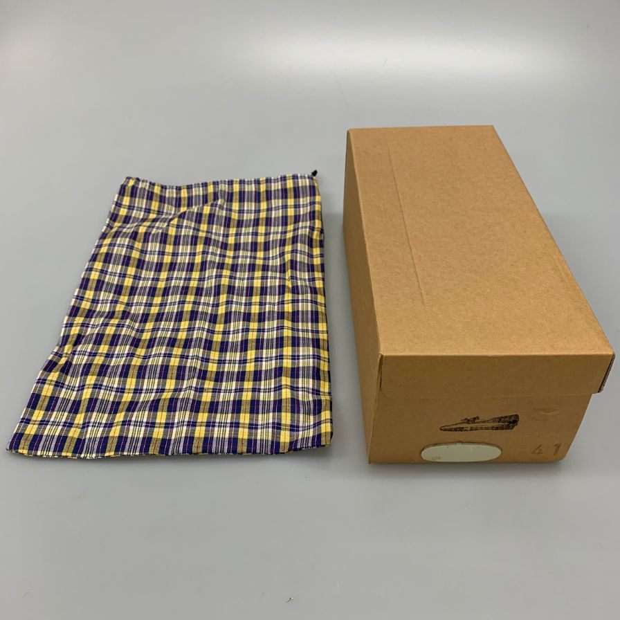 カーシュー ドライビングシューズ レザー ホワイト サイズ41 Car Shoe 約26.0cm【AFD13】