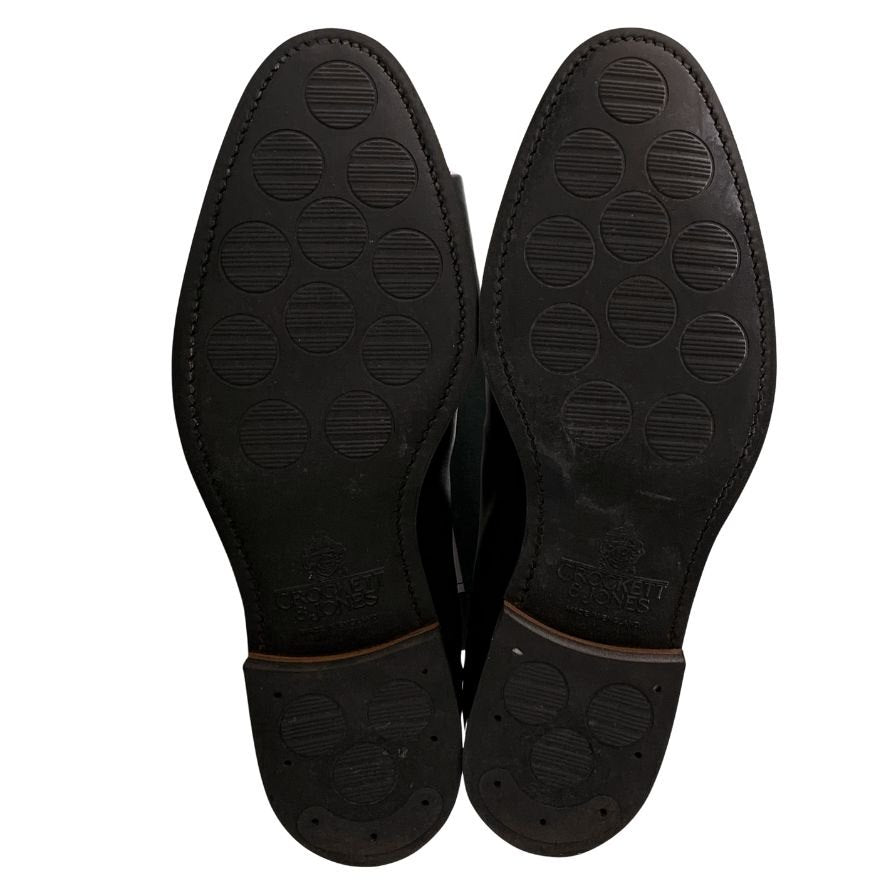 クロケット&ジョーンズ サイドゴアブーツ チェルシー8 シティソール メンズ サイズ6E ブラック 341ラスト CROCKETT&JONES CHELSEA 約24.5cm【AFD15】