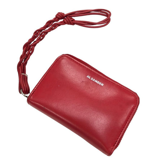 ジルサンダー レザーコインケース レッド JIL SANDER