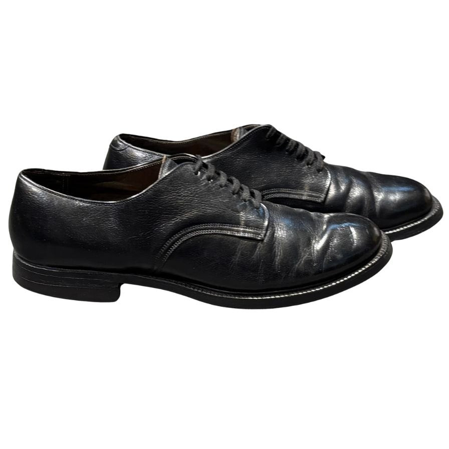 VIBERG プレーントゥシューズ サイズ7 ネイビーオイルドカーフ VIBERG プレーントゥシューズ サイズ7 ネイビーオイルドカーフ
