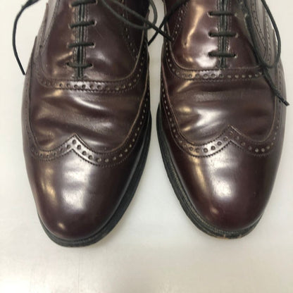 アレンエドモンズ レザーシューズ ウィングチップ マルロー ボルドー メンズ サイズUS10 Allen Edmonds marlow 約28.0cm【AFC45】