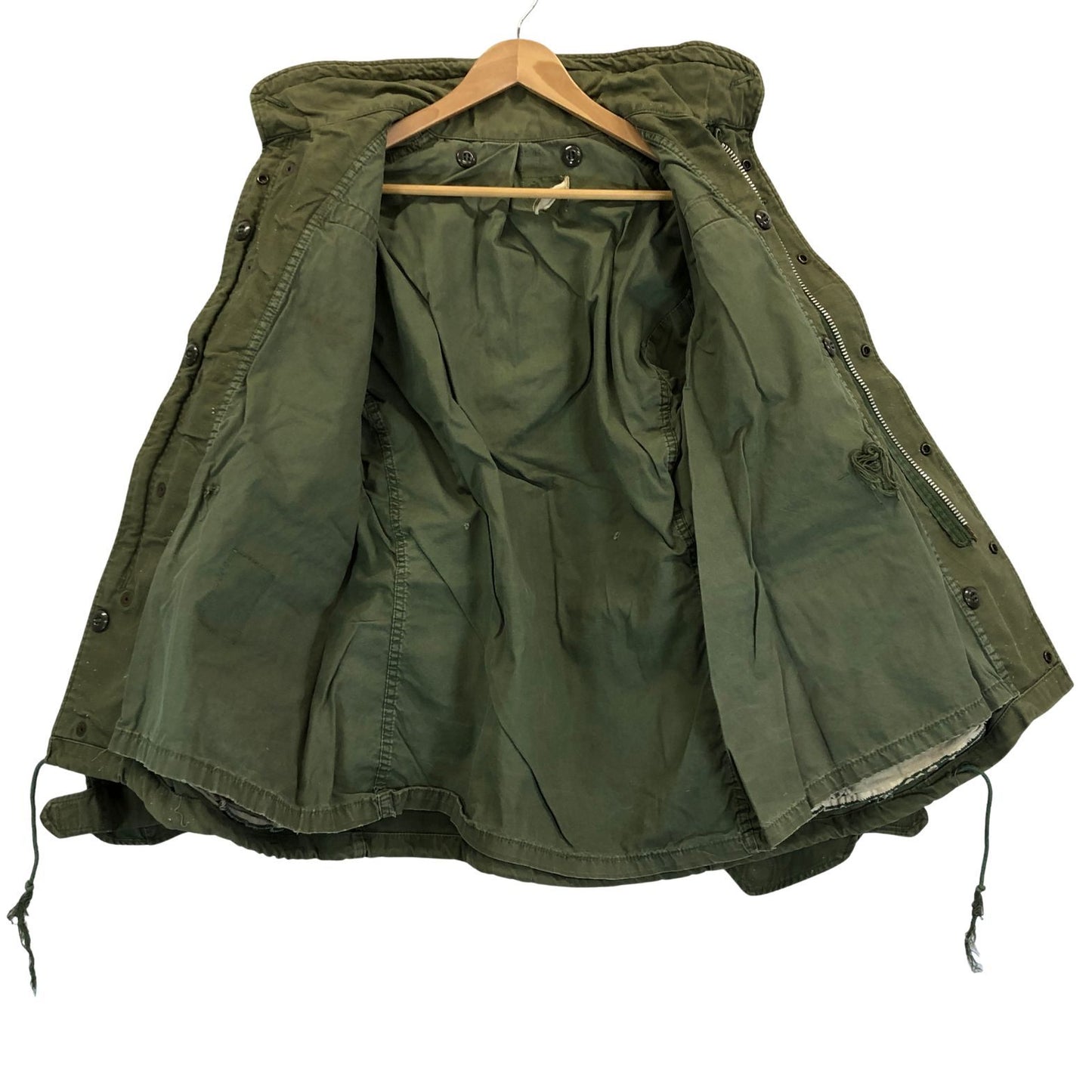 中古■M-65 U.S ARMY 米軍支給 ミリタリージャケット 67~71年生産 セカンドモデル アルミジップ サイズS 【AFA10】