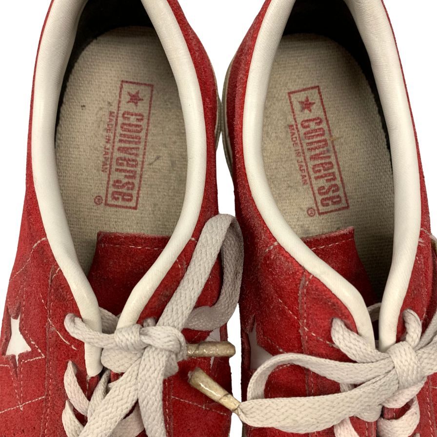 中古◆コンバース スニーカー ワンスター レッド サイズ6 メンズ CONVERSE【AFC43】