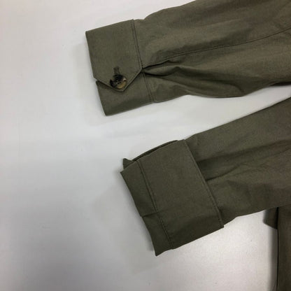 極美品◆フストヒメノ テバジャケット カーキ リネン コットン メンズ サイズ46想定 JUSTO GIMENO 【AFF22】