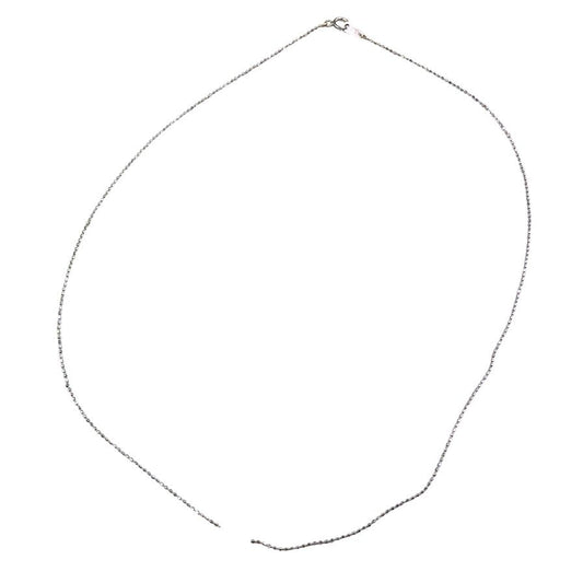 ノーブランド ネックレス K18WG 総重量1.2g【AFI17】
