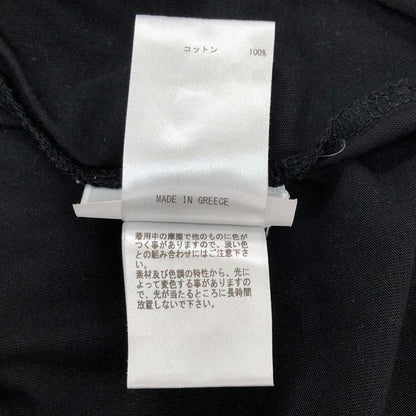 美品◆ジルサンダー 半袖Tシャツ モックネック オーバーサイズ ブラック メンズ サイズL JIL SANDER 【AFB4】