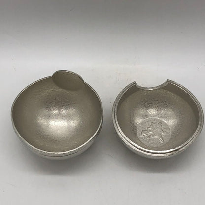 能作 ポケモンコレクション モンスターボールの器 シルバー 錫100% NOU SAKU【AFI10】【中古】