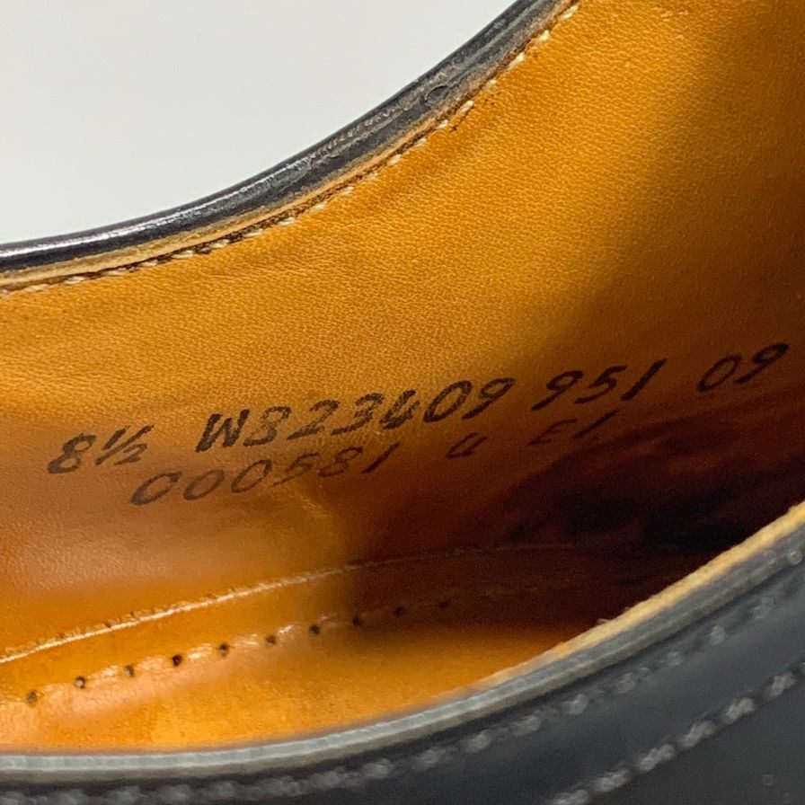 コールハーン レザーシューズ プレーントゥ 3アイレット メンズ  ブラック  サイズ42 COLEHAAN 約26.5cm【AFC30】
