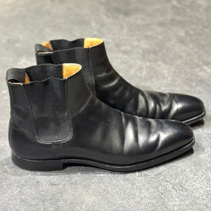 クロケット&ジョーンズ サイドゴアブーツ カウドレイ ブラック  メンズ サイズUK8.5D CROCKETT&JONES ブーツ 約27.0cm【LA】【中古】