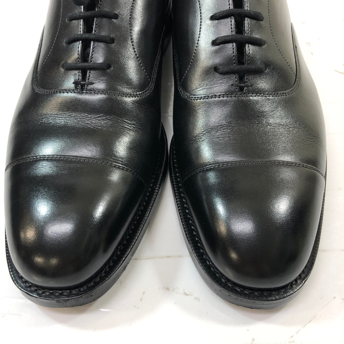 チャーチ コンサル 5都市 ストレートチップ ブラック 173ラスト サイズUK65F Church's ビジネスシューズ 約24.5cm【LA】【中古】