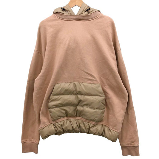 美品◆ハクウ プルオーバーパーカー ダウンドッキング ブラウン サイズL HKD20-JS02 HAKUU 【AFB46】