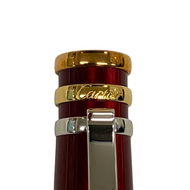 カルティエ 万年筆 トリニティ ペン先18K 750 レッド Cartier【AFI2】
