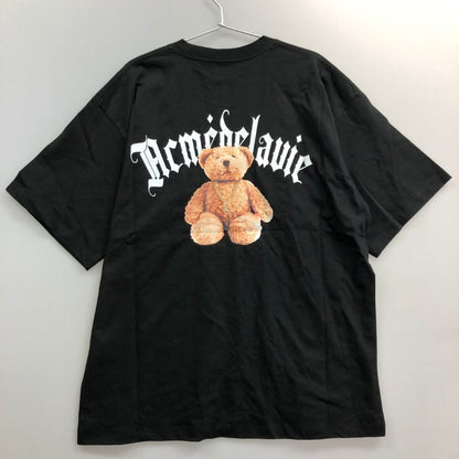 新品同様◆アクメドラビ 半袖Tシャツ バックプリント 韓国製 ブラック メンズ サイズ1 ADLV 【AFA21】