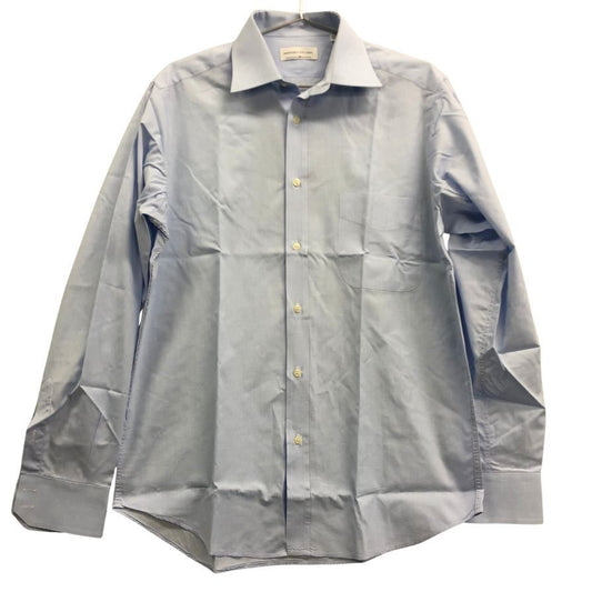 極美品◆サルトリア イタリアーナ ワイシャツ ブルー系 メンズ サイズ40 sartoria italiana 【AFB38】