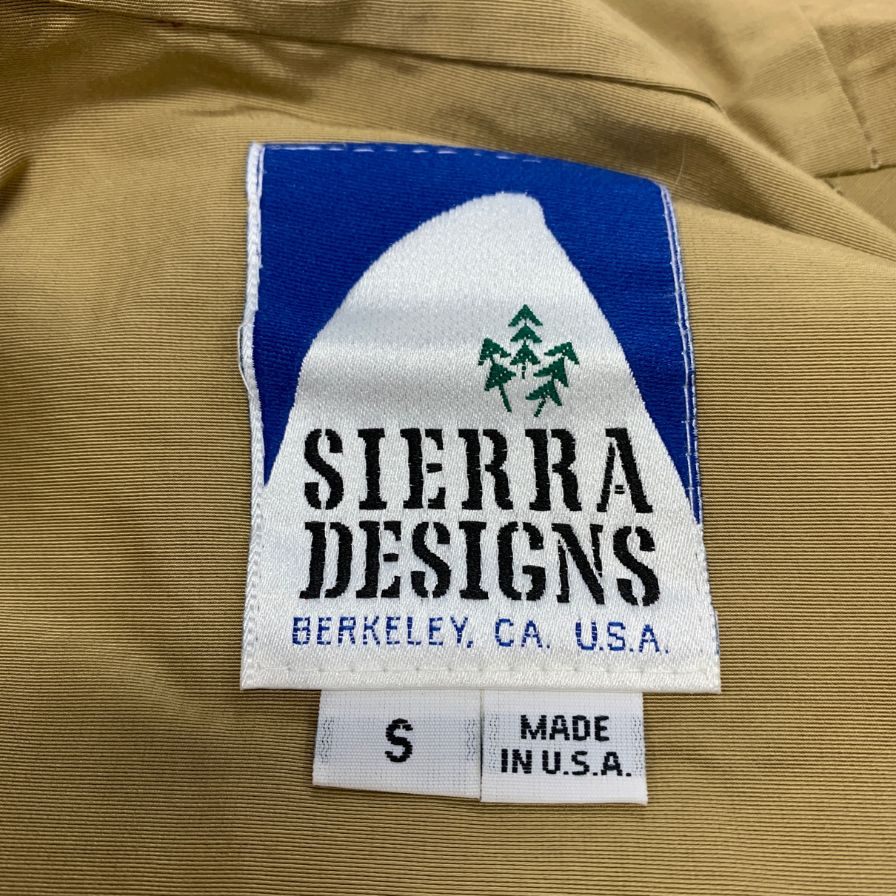 美品◆シエラデザイン クロスマウンテンパーカー 60/40 90sビンテージ 3本杉 USA製 メンズ グリーン サイズS SIERRA DESIGNS 【AFB7】