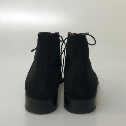 メルミン チャッカブーツ 25011 スエード ブラック サイズUK7 メンズ MEERMIN 約26.0cm【AFD2】