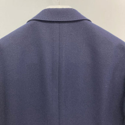 美品◆ブルネロクチネリ 3B テーラードジャケット ウール カシミヤ混 メンズ サイズ44 ネイビー Brunello Cucinelli 【AFB46】