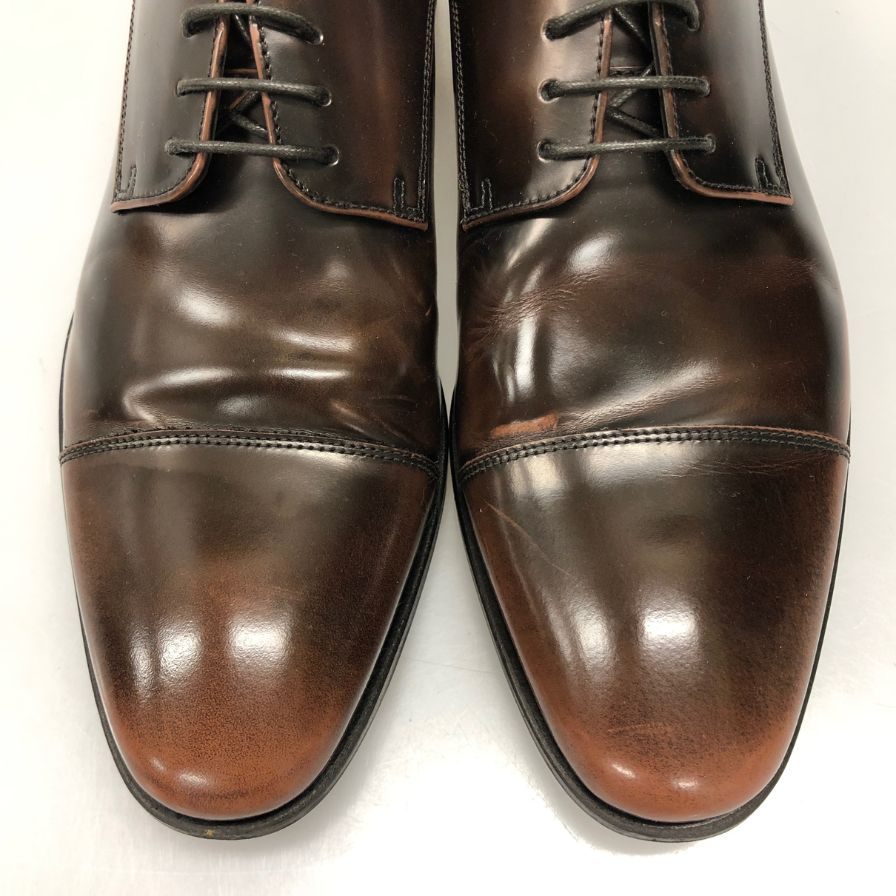 リーガル レースアップシューズ ストレートチップ ダークブラウン メンズ サイズ24.5 241S REGAL 約24.5cm【AFC45】