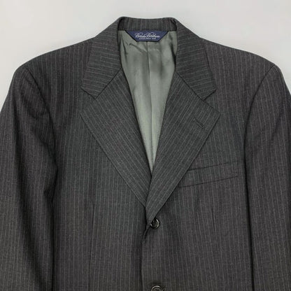 ブルックスブラザーズ  3Bスーツ ストライプ ウール グレー サイズ36REG  Brooks Brothers【AFA7】