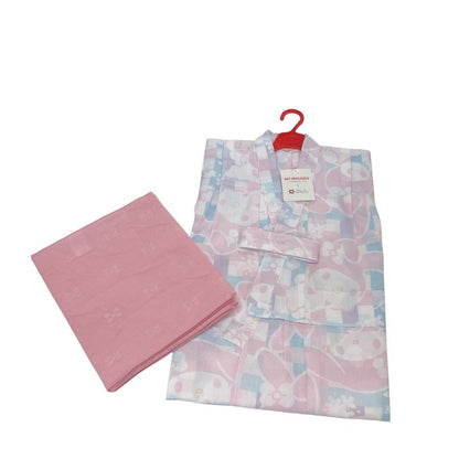 ふりふ 浴衣 サンリオ マイメロディ サイズ110 レディース キッズ ピンク系【AFB13】【中古】