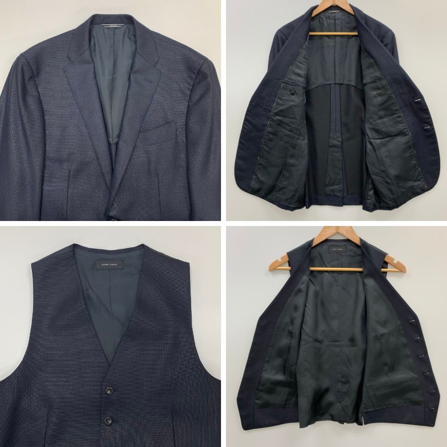美品 ジョセフオム スーツ スリーピース ジョセフ オム スリーピース スーツ オンワード樫山 メンズ