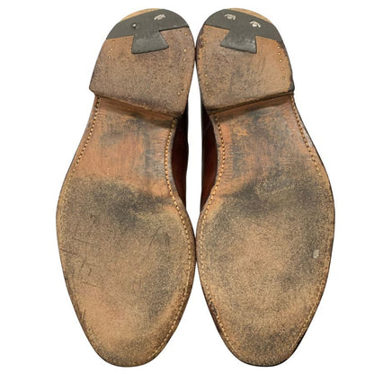 オールデン レースアップシューズ 900 パンチドキャップ カーフ ブラウン メンズ サイズ7.5 Alden 約25.5cm【AFD14】