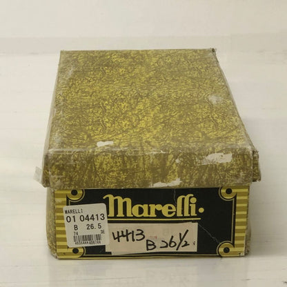 マレリー スリッポン レザー ブラック メンズ サイズ26.5 MARELLI 約26.5cm【AFD5】