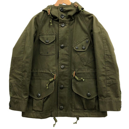 美品◆ナイジェルケーボン マルチポケットスルージャケット グリーン メンズ サイズ46 Nigel Cabourn 【AFA21】