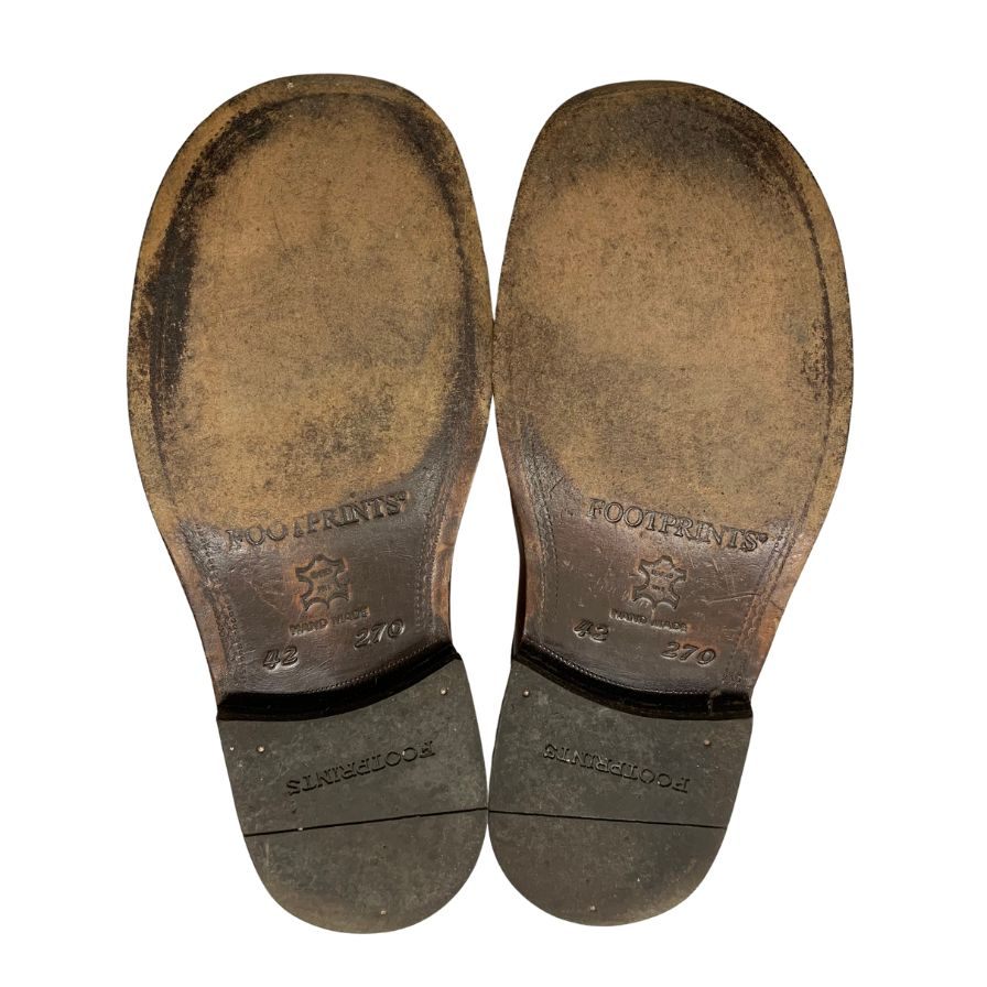 フットプリンツ ビルケンシュトック ショートブーツ メンズ サイズ42 ブラウン FOOTPRINTS BIRKENSTOCK 約26.5cm【AFC1】