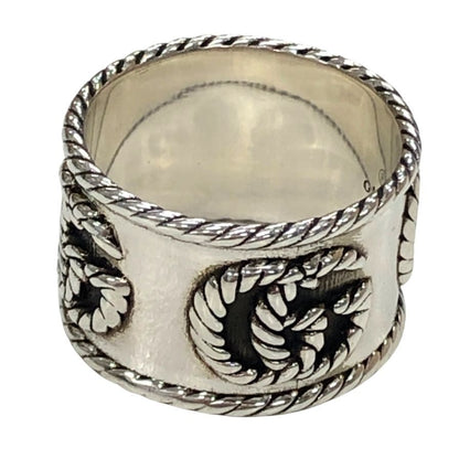 グッチ リング GGロゴ SV925 メンズ サイズ17号 GUCCI【AFI7】