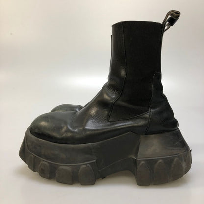 リックオウエンス ビートルメガトラクターブーツ ブラック レザー メンズ サイズ41 RU02D6860 RICK OWENS 約26.0cm【AFD7】