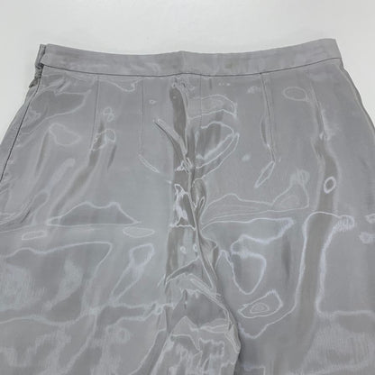 ジョルジオアルマーニ パンツ サイドジップ グレー レディース  サイズ38 GIORGIO ARMANI 【AFB35】