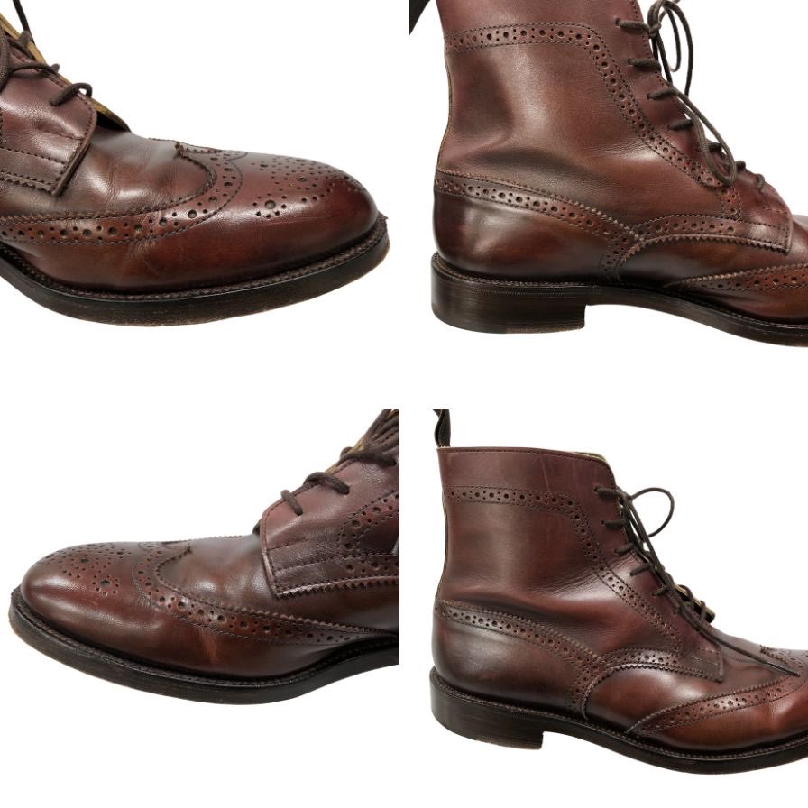 ★限定出品★ TRICKERS トリッカーズ ウィングチップ レザーブーツ9.5 再値下げ】【SALE】トリッカーズ STEPHY ACORN ウィングチップ