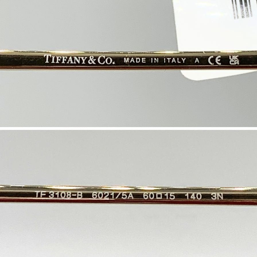 ティファニー サングラス TF3108B ゴールド系 TIFFANY【AFI9】
