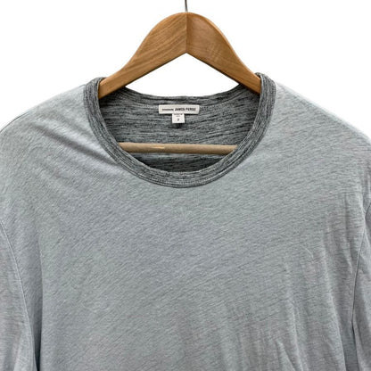 美品◆ジェームスパース Tシャツ リネン コットン サイズ2 メンズ グレー JAMES PERSE 【AFB39】