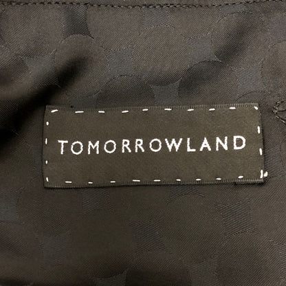 極美品◆トゥモローランド スペンスブライソン ジャケット アイリッシュリネン ブラック サイズ48 TOMORROWLAND 【AFB6】