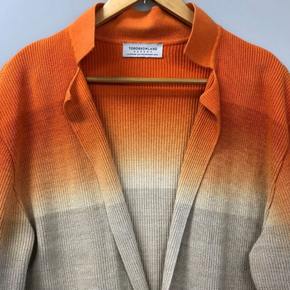 美品◆トゥモローランド トリコット カーディガン グラデーション ユニセックス サイズS TOMORROWLAND tricot 【AFA15】