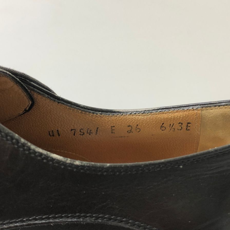 サルバトーレ フェラガモ STUDIO ストレートチップ イタリア製 ブラック サイズ6.5EEE Salvatore Ferragamo 約25.0cm【AFC34】
