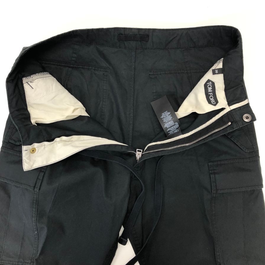 トムフォード カーゴパンツ ブラック メンズ サイズ30 TOM FORD 【AFB30】