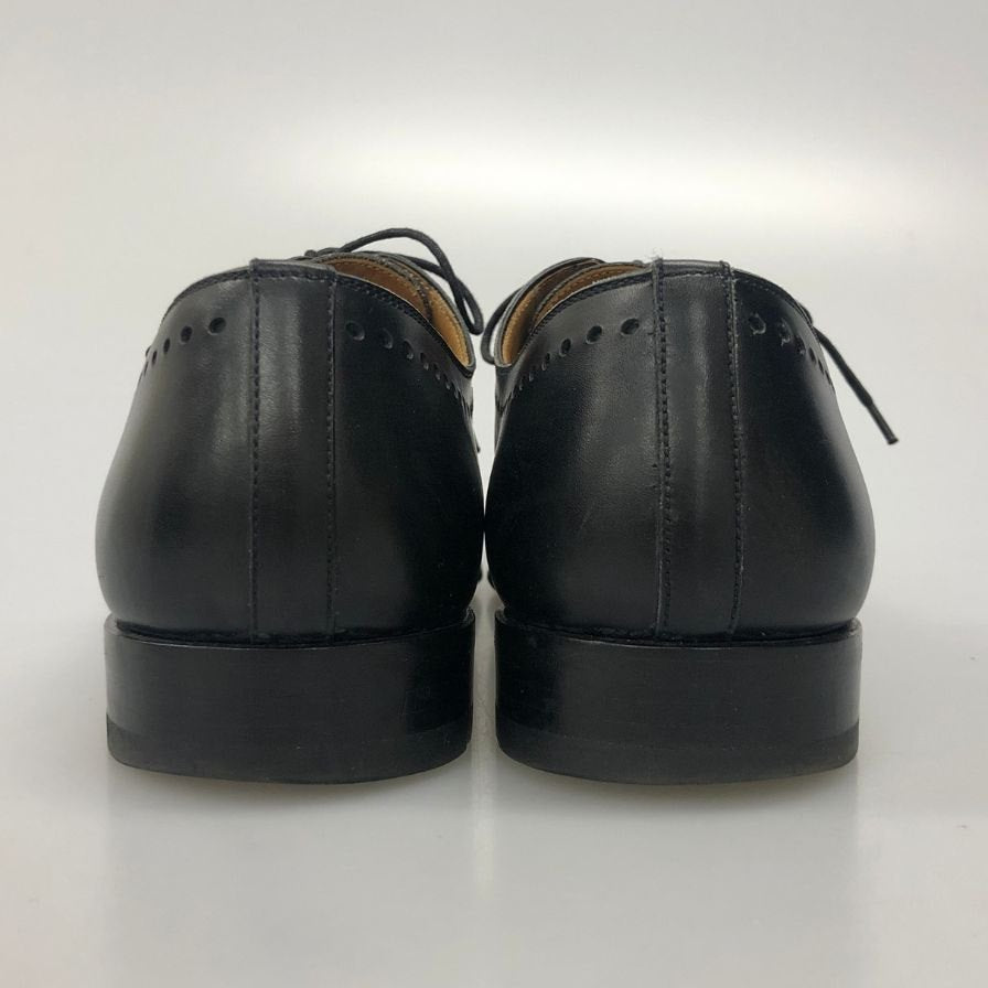 マグナーニ レースアップシューズ ホールカット メダリオン ブラック メンズ サイズ41 17505 MAGNANNI 約26.0cm【AFC47】