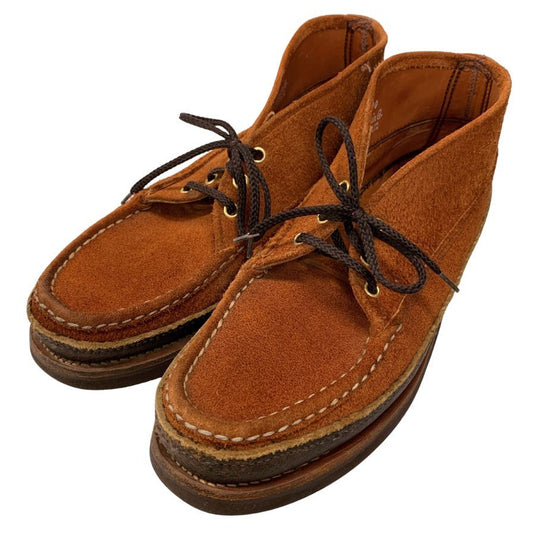 ラッセルモカシン チャッカブーツ スエード モカシン 4410 ブラウン メンズ サイズ9.5D Russell Moccasin 約28.0cm【AFC31】