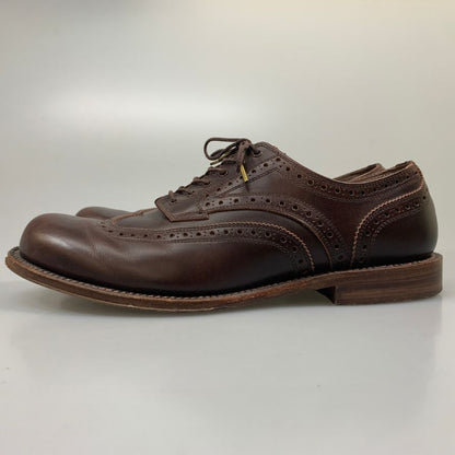 フットザコーチャー レザーシューズ ウイングチップ サイズ8 ブラウン系 メンズ foot the coacher 約26.0cm【AFC44-2】