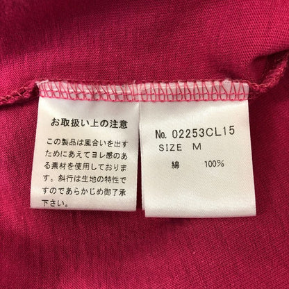 極美品◆ヒステリックグラマー 長袖Tシャツ HYSDEVIL ピンク メンズ サイズM HYSTERIC GLAMOUR 【AFB6】