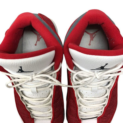 ナイキ スニーカー エアジョーダン 13 レトロ ジムレッド/フリント グレー ホワイト ブラック DJ5982-600 27.5cm NIKE AIR JORDAN 13 RETRO GYM RED/FLINT GREY-WHITE-BLACK 約27.5cm【AFD15】