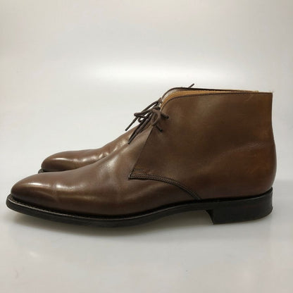 クロケット＆ジョーンズ  レザー チャッカブーツ  TETBURY サイズUK8.5 ブラウン Crockett & Jones ブーツ 約27.0cm【LA】【中古】
