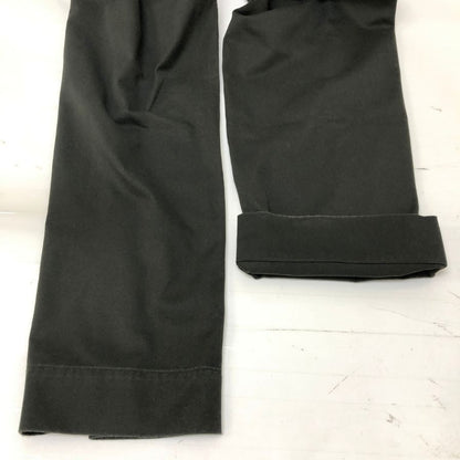 コモリ 26SS チノパン ブラック 直営店限定 D01-03024 メンズ サイズ2 COMOLI 【AFB44】
