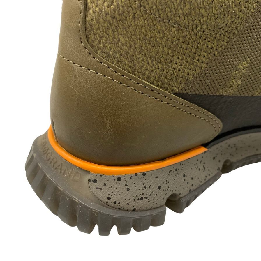 コールハーン ハイカットスニーカー ZEROGRAND カーキ メンズ サイズ7M COLE HAAN 約25.5cm【AFC40】