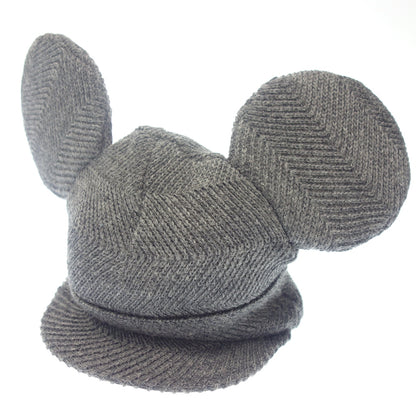 Very good condition ◆ COMME des GARCONS HOMME PLUS Mickey Knit Cap Gray PL-K609 COMME des GARCONS HOMME PLUS [AFI21] 