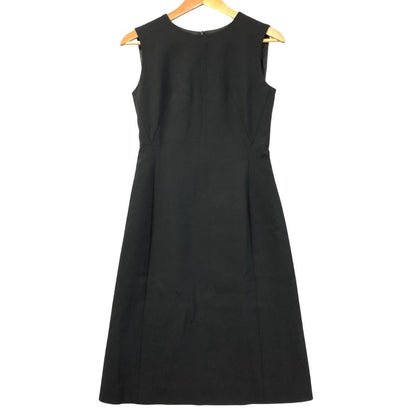 美品◆フォクシー ブティック ワンピース ノースリーブ 16443 ウール ブラック レディース サイズ40 FOXEY BOUTIQUE 【AFB3】